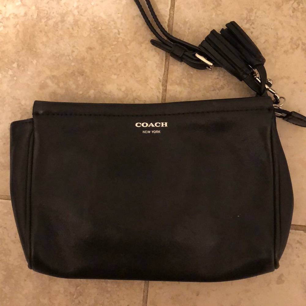 Black coach wristlet. Authentic!